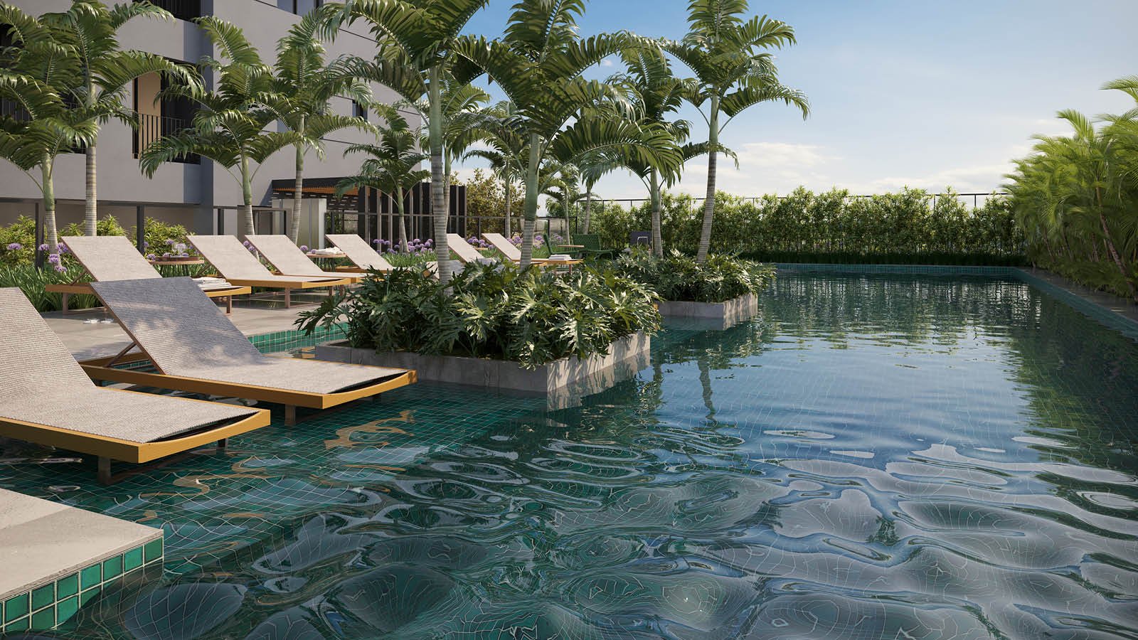 Apartamento 2Q Alto Padrão no Setor Bueno - Edifício Sync - Andar Alto Nascente