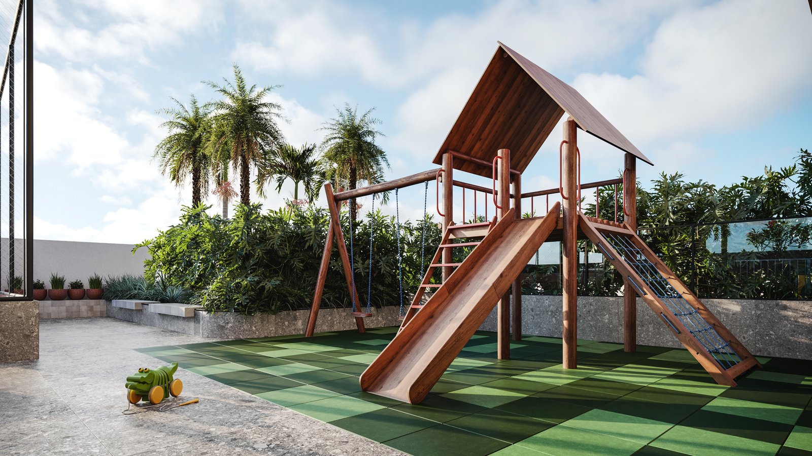 Apartamento de Luxo no Residencial Lago Areião - 3 Suítes - Andar Alto - Vista Parque