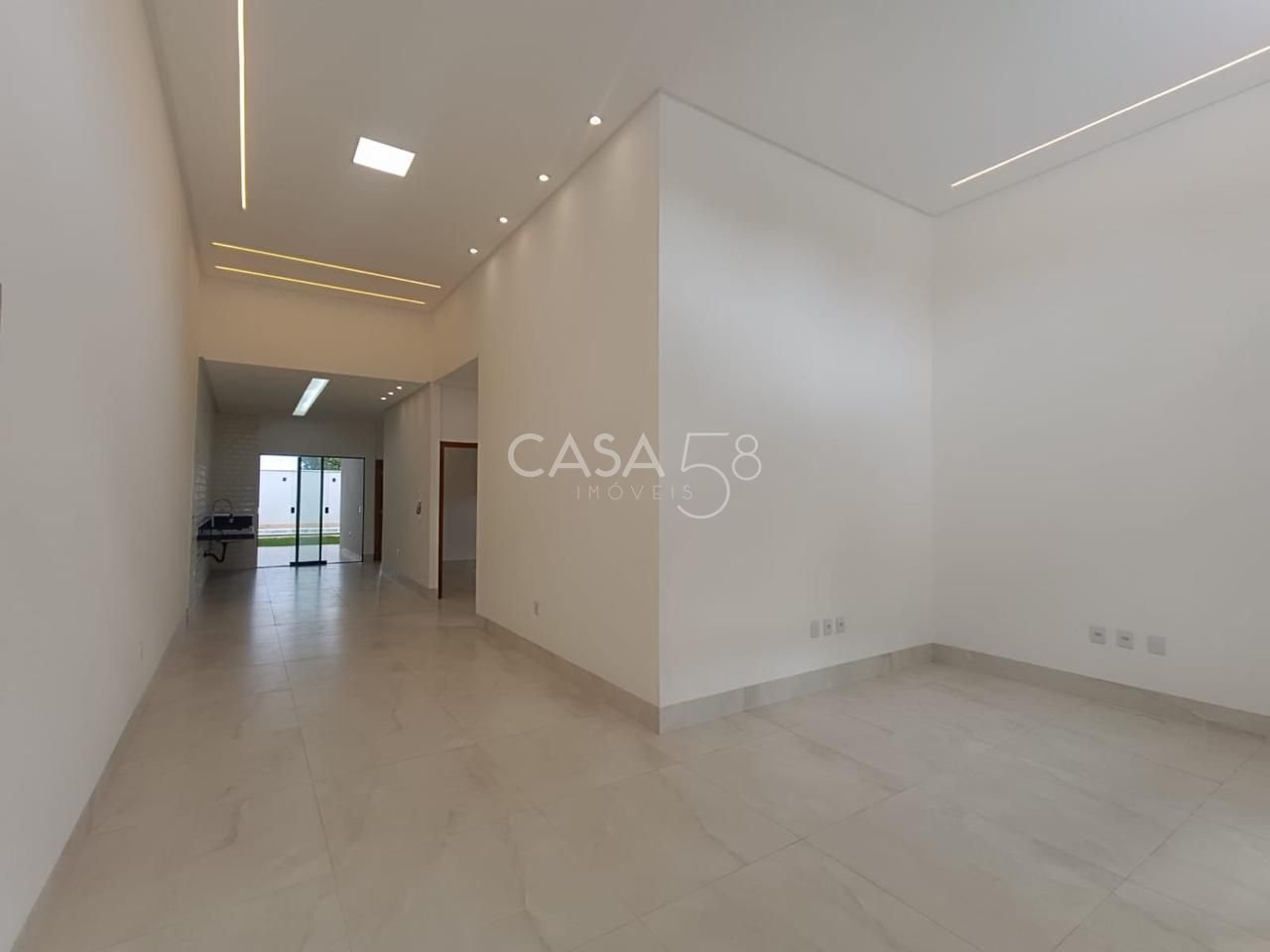 Casa Térrea Moderna com 3 Suítes, Piscina e Gourmet – 160m² Construídos