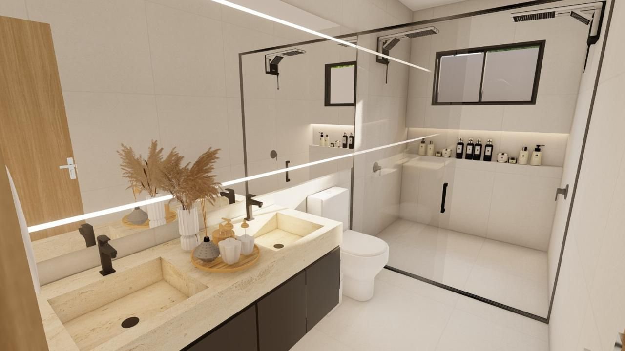 Casa Nova com Piscina no Jardim Atlântico - 3 Suítes e Garagem para 4 Carros