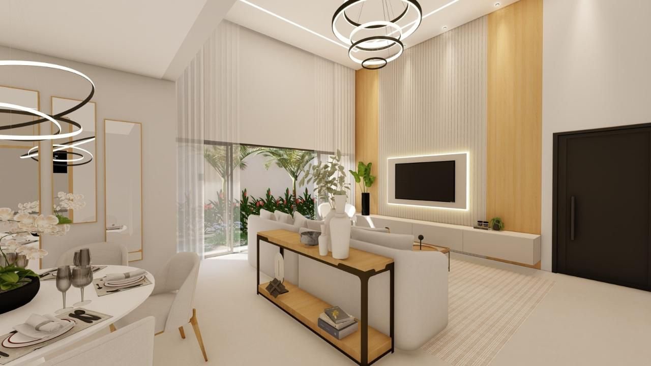 Casa Nova com Piscina no Jardim Atlântico - 3 Suítes e Garagem para 4 Carros